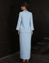 BAJU KURUNG KEDAH DOVIE (DUSTY BLUE)